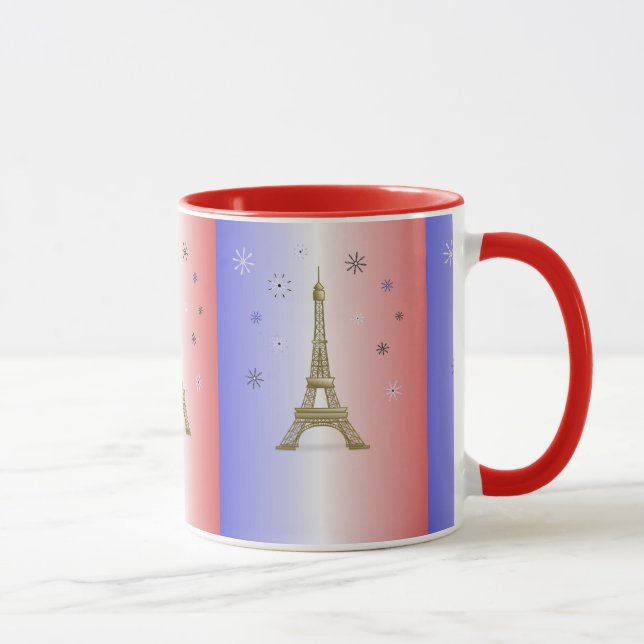 Custom Eiffel Tower Mug (Right)