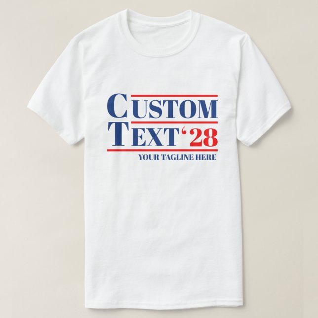 Custom Election T-Shirt (Any Names & Year) (Design Front)