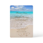 Custom Elegant Blue Ocean Tropical Beach Wedding