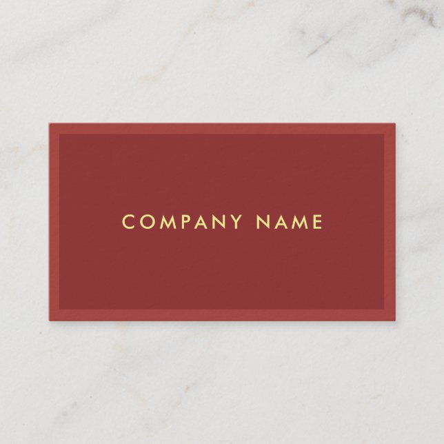 Custom Elegant Colours Minimalist Template Luxury Business Card (Front)