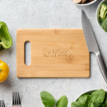 Custom Elegant Cursive The Family Name