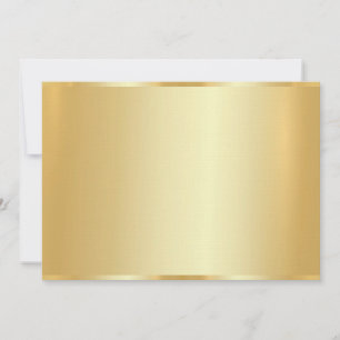 Custom Elegant Faux Gold Blank Template Luxury