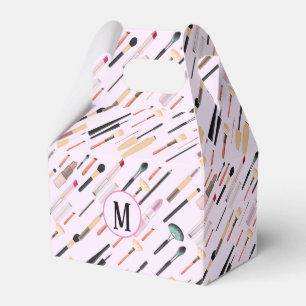 Custom Elegant Glittering Beauty Makeup Tools Favour Box