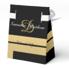 Custom Elegant Gold Black Colour Monogram Initials