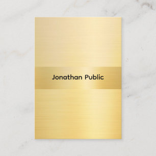 Custom Elegant Gold Look Template Professional Business Card