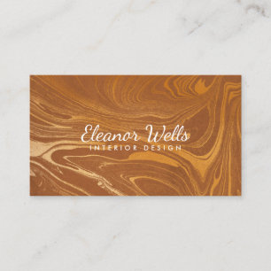 Custom Elegant Gold Marble Creative Professional Business Card