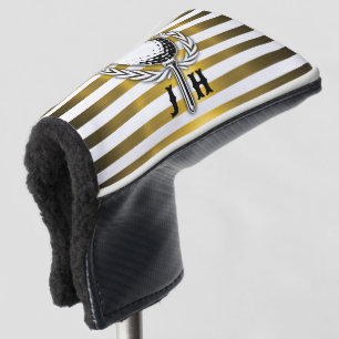 Custom Elegant Golf Monogram Design Golf Head Cover