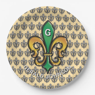Custom Elegant Golf Party Design Paper Plate