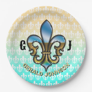 Custom Elegant Golf Party Design Paper Plate