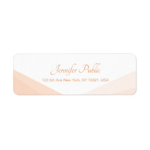 Custom Elegant Handwritten Text Return Address