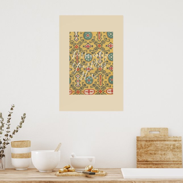 CUSTOM Elegant Japanese Kaleidoscope Pattern Print (Kitchen)