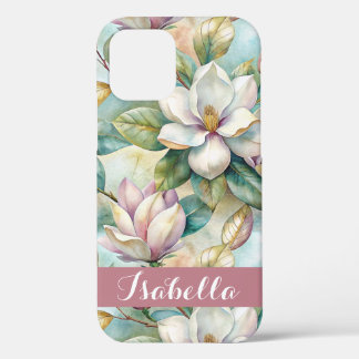 Custom Elegant Magnolias iPhone 12 Case