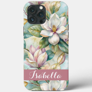 Custom Elegant Magnolias iPhone 13 Pro Max Case