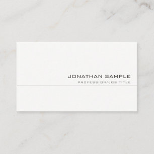 Custom Elegant Modern Professional Minimalist Business Card