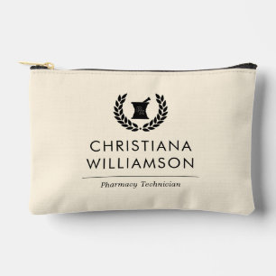 Custom Elegant Pharmacist Pharmacy Tech Staff Accessory Pouch