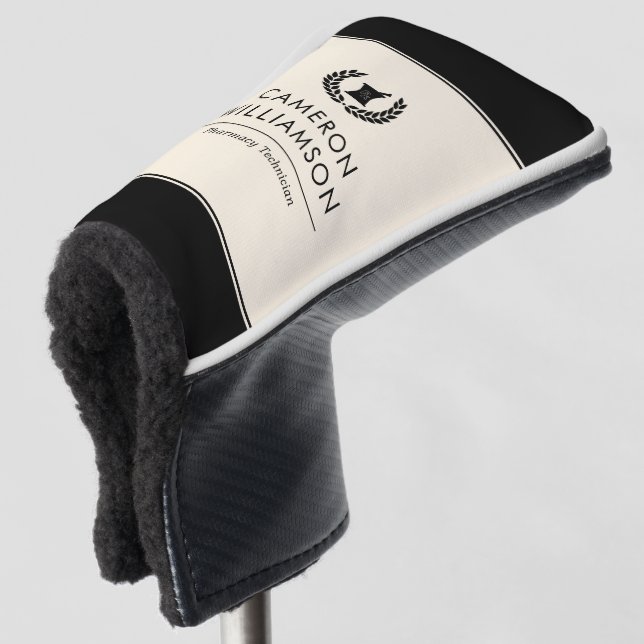 Custom Elegant Pharmacist Pharmacy Tech Staff Golf Head Cover (3/4 Front)