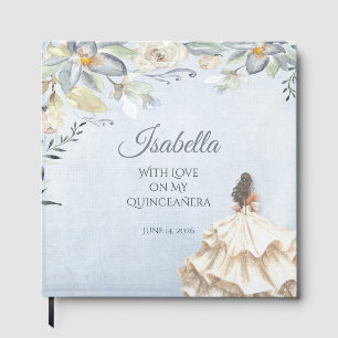 Custom Elegant Quinceañera 15th Birthday Guest Book