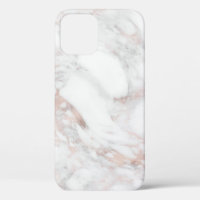Custom Elegant Rose Gold Marble Blank Template