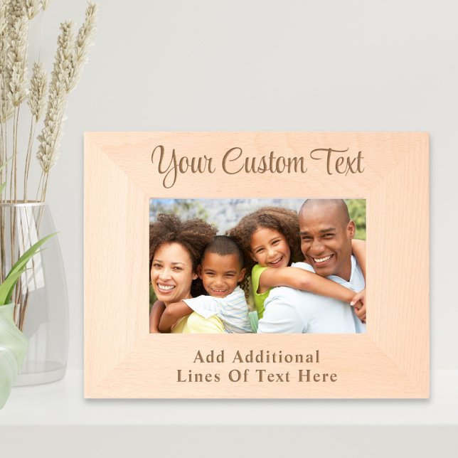 Custom Elegant Script Photo Etched Frames (Creator Uploaded)