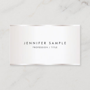 Custom Elegant Simple Template Luxurious Business Card