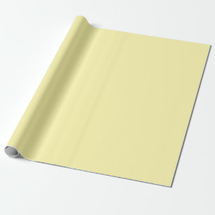 Custom Elegant Template Solid Colour Cream Gift Wrapping Paper