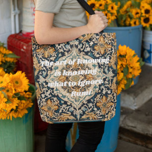 Custom Elegant Tile Pattern Persian Gifts for Her Tote Bag