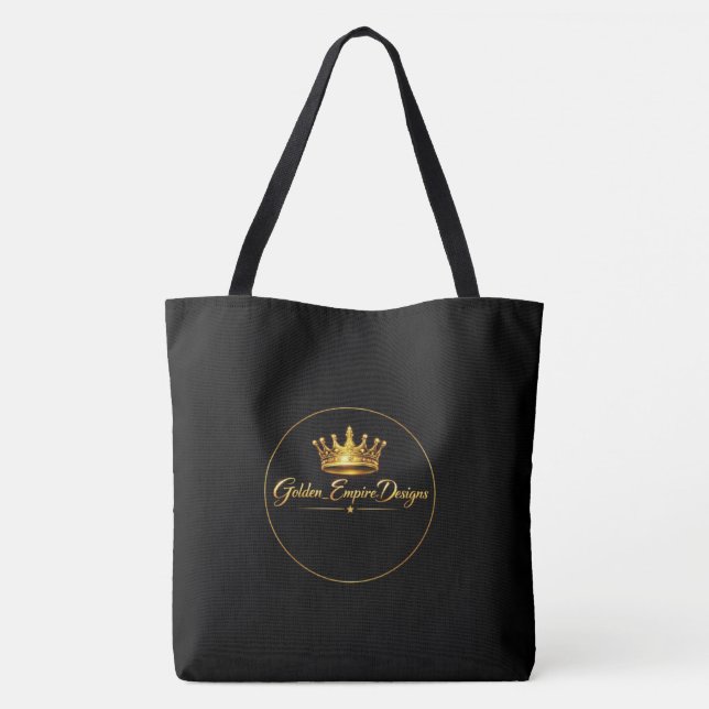 Custom Elegant Tote Bag (Back)