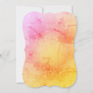 Custom Elegant Watercolor Note Card
