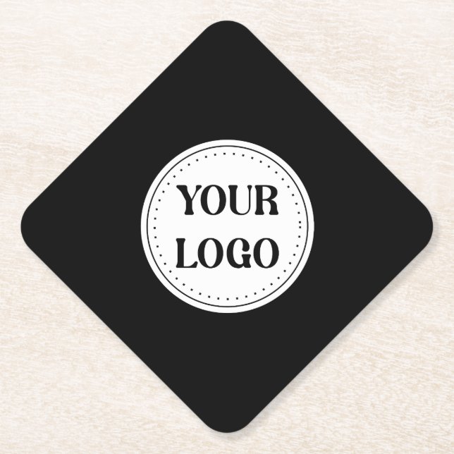 Custom, Elegant, Wedding Ceremony Keepsake  Invita Paper Coaster (Front)