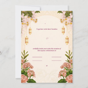 Custom Elegant Wedding Invitation