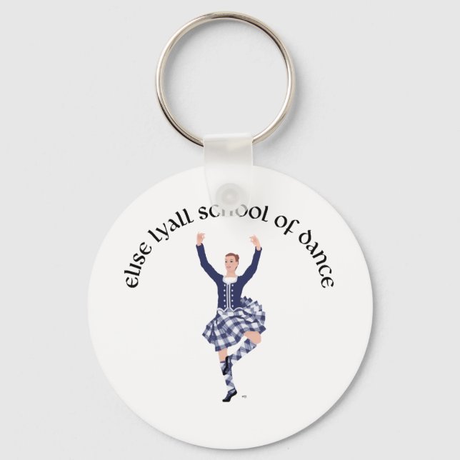 CUSTOM Elise Lyall School of Dance Key Ring (Front)