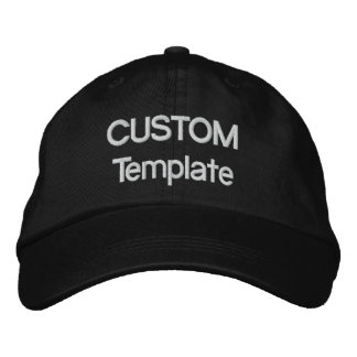 Custom Embroidered Baseball Cap Blank Template