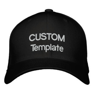 Custom Embroidered Baseball Cap Blank Template