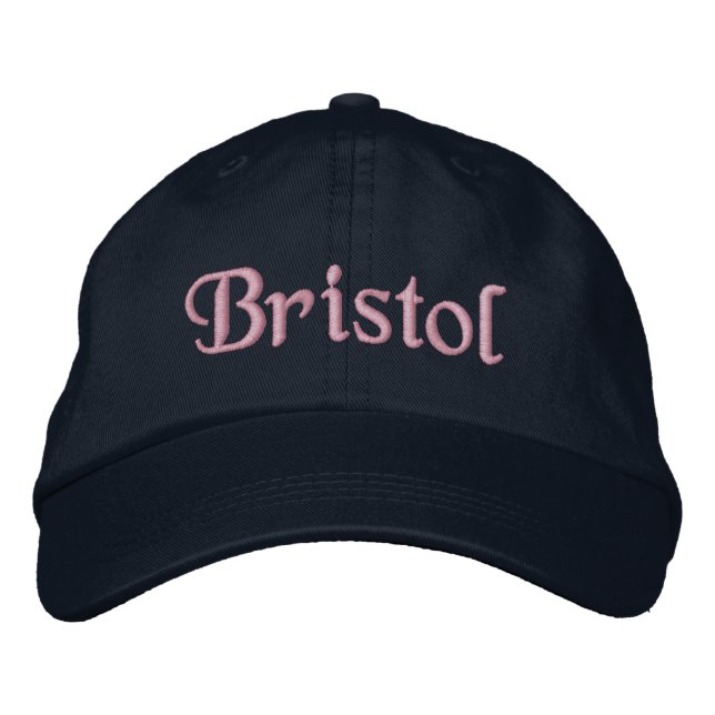 Custom Embroidered Baseball Hat / Cap For Her (Front)