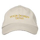 Custom Embroidered Hat Design