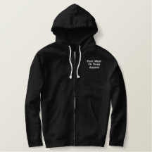 Custom Embroidered Sherpa-Lined Zip Hoodie