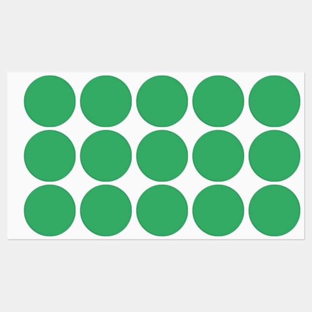 Custom Emerald Green Button Pin (Sheet)