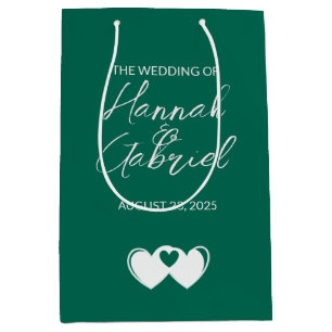 Custom Emerald Green Gift Bag