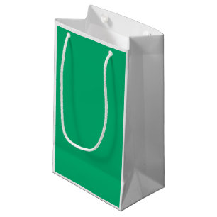 Custom Emerald + White Luxe Gift Bag