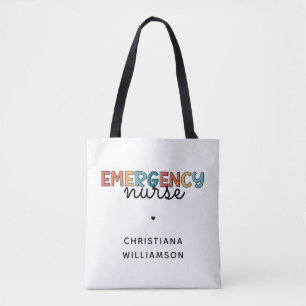 Custom Emergency Nurse ER Nurse Personalised Gifts Tote Bag