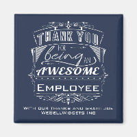 Custom Employee Appreciation Thank You