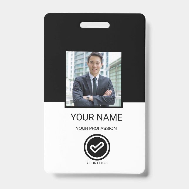 Custom Employee ID Badge (Front)