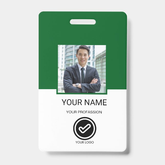 Custom Employee ID Badge (Front)