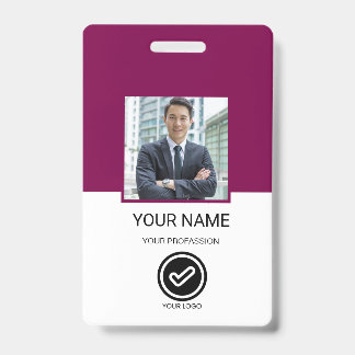 Custom Employee ID Badge