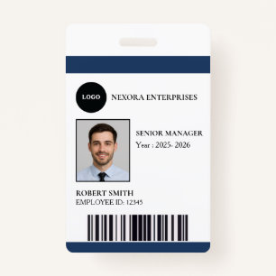 Custom Employee ID Card COMPANY NAME ID Badge