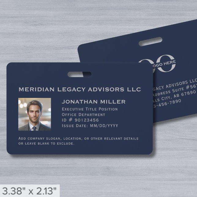 Custom Employee ID Photo Badge (Creator Uploaded)