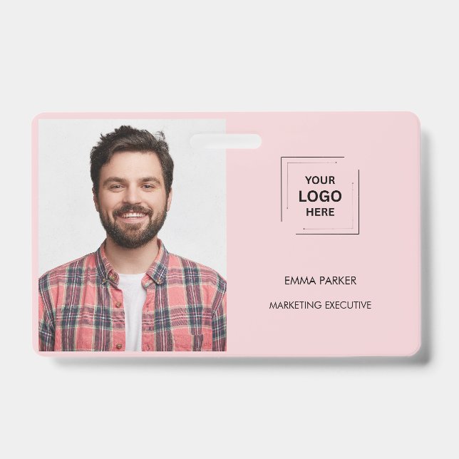 Custom Employee Identity Professional Design ID Badge (Front)