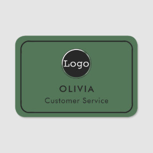 Custom Employee Logo,  Name Tag
