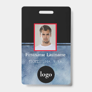 Custom Employee - Photo, Bar Code, Logo, Name Badg ID Badge