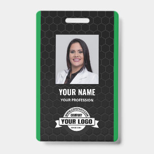 Custom Employee - Photo, Bar Code, Logo, Name Badg ID Badge